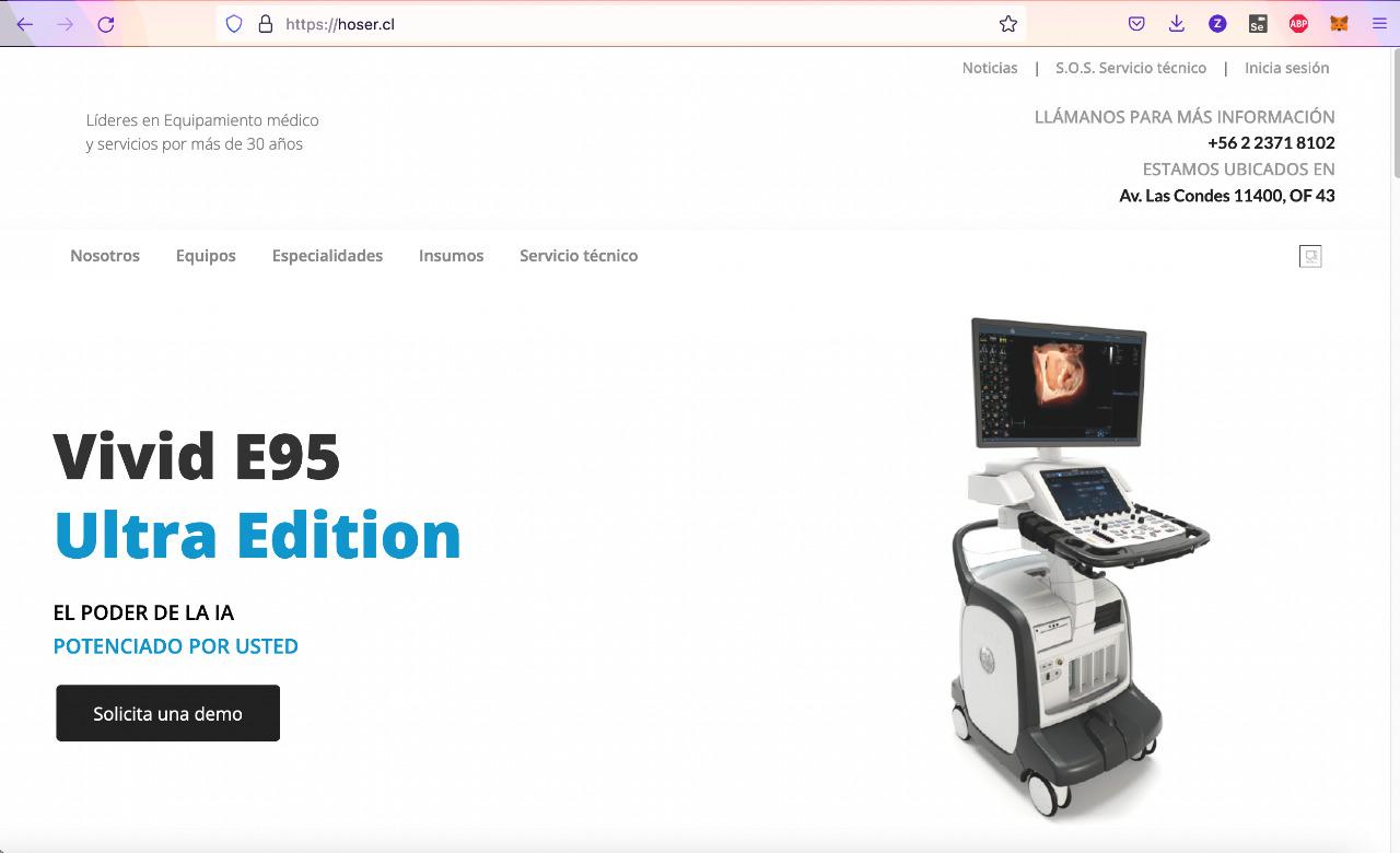 Hoser Phase 1 website — custom build by Rainmakers